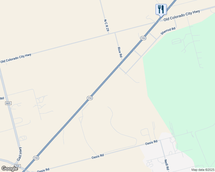 map of restaurants, bars, coffee shops, grocery stores, and more near 2809 Texas 350 in Big Spring