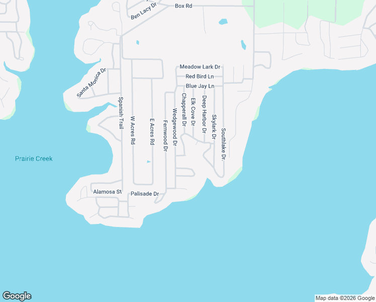 map of restaurants, bars, coffee shops, grocery stores, and more near 113 Vista Ridge Place in Gun Barrel City