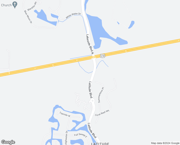 map of restaurants, bars, coffee shops, grocery stores, and more near 356 Latitude Boulevard in Hardeeville