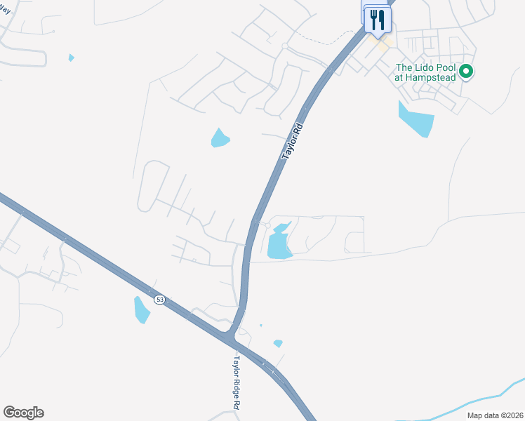 map of restaurants, bars, coffee shops, grocery stores, and more near 5075 Taylor Road in Montgomery