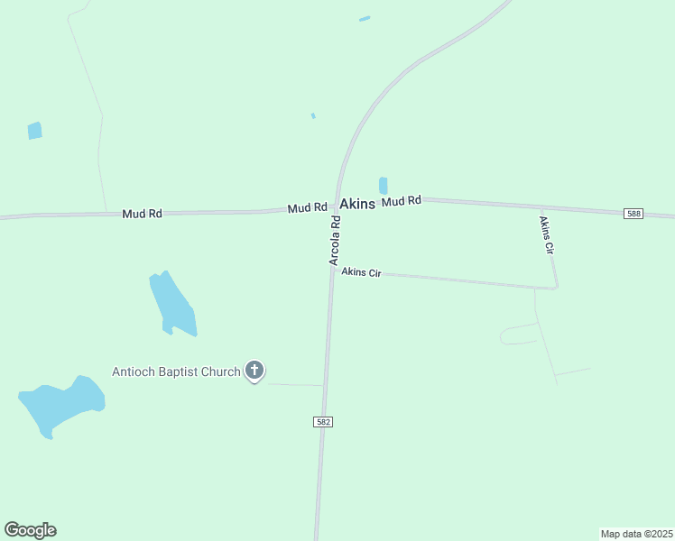 map of restaurants, bars, coffee shops, grocery stores, and more near 76 Akins Circle in Brooklet