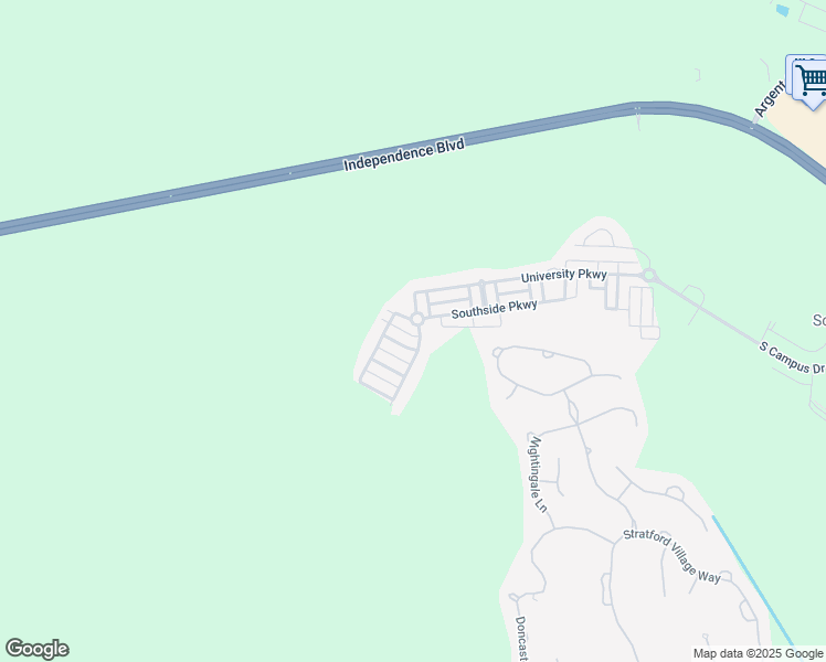 map of restaurants, bars, coffee shops, grocery stores, and more near 601 College Park Circle in Bluffton