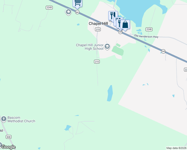 map of restaurants, bars, coffee shops, grocery stores, and more near in Tyler