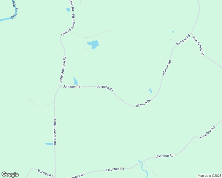 map of restaurants, bars, coffee shops, grocery stores, and more near Johnson Road in Newton County