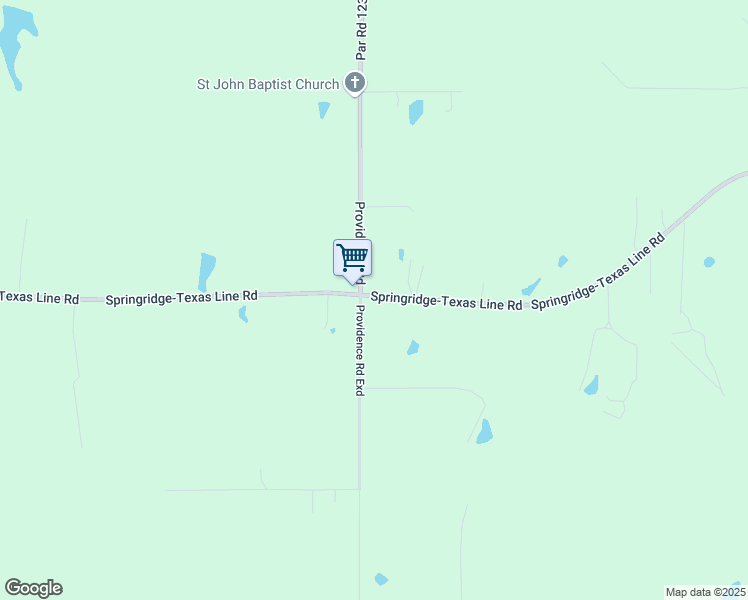 map of restaurants, bars, coffee shops, grocery stores, and more near 12253 Par Road 123 in Keithville