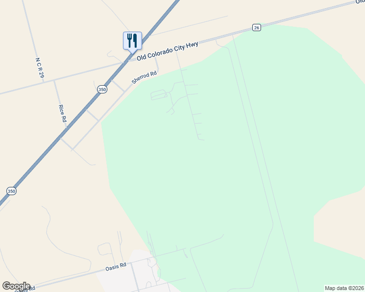 map of restaurants, bars, coffee shops, grocery stores, and more near 3601 Howard County Airport Road in Big Spring