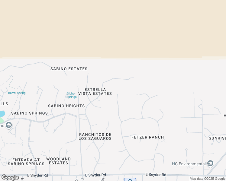 map of restaurants, bars, coffee shops, grocery stores, and more near 5434 North Avenida De La Colina in Tucson