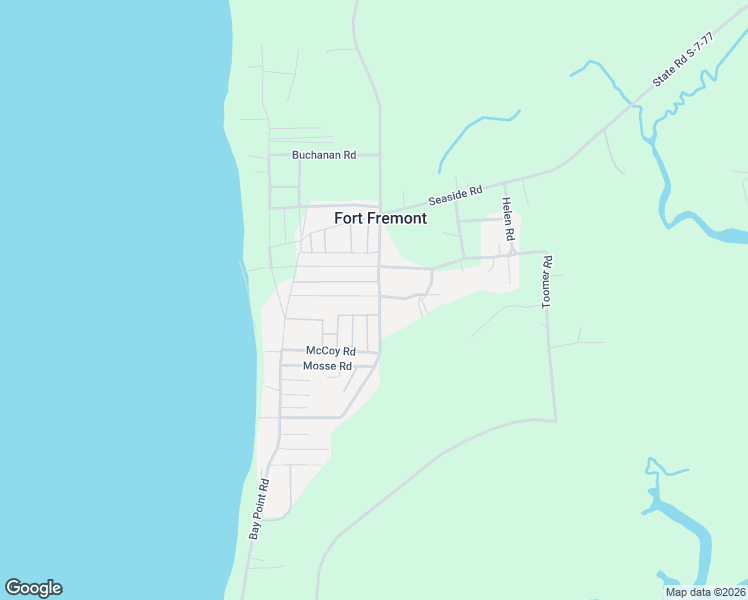 map of restaurants, bars, coffee shops, grocery stores, and more near 6 Mixon Road in Saint Helena Island