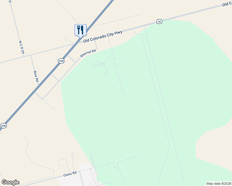 map of restaurants, bars, coffee shops, grocery stores, and more near 3601 Howard County Airport Road in Big Spring