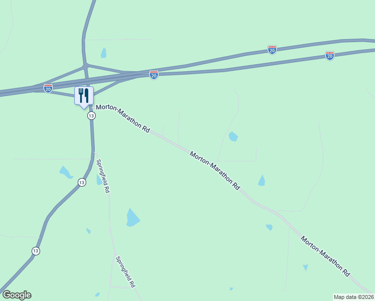 map of restaurants, bars, coffee shops, grocery stores, and more near 687-911 Morton Marathon Road in Morton