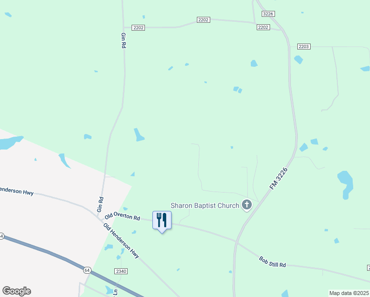 map of restaurants, bars, coffee shops, grocery stores, and more near 15758 Audrey Lane in Tyler