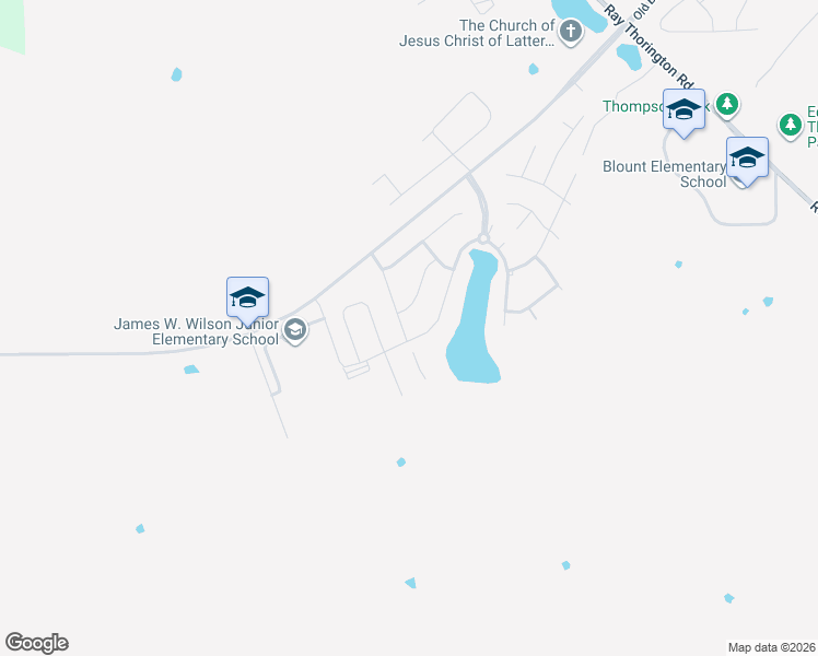 map of restaurants, bars, coffee shops, grocery stores, and more near 1385 Barret Park Way in Montgomery