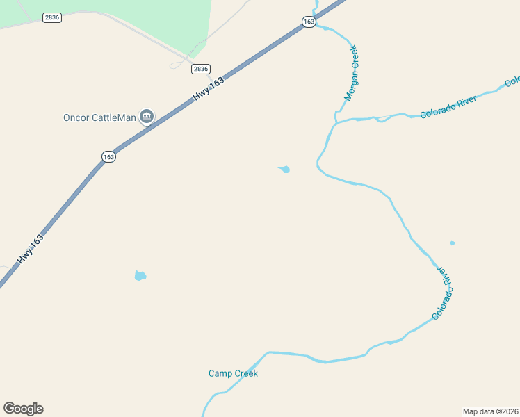 map of restaurants, bars, coffee shops, grocery stores, and more near Route 163 in Colorado City