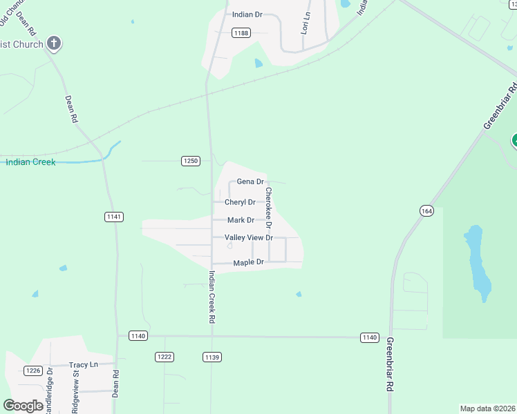 map of restaurants, bars, coffee shops, grocery stores, and more near 13693 Mark Drive in Tyler