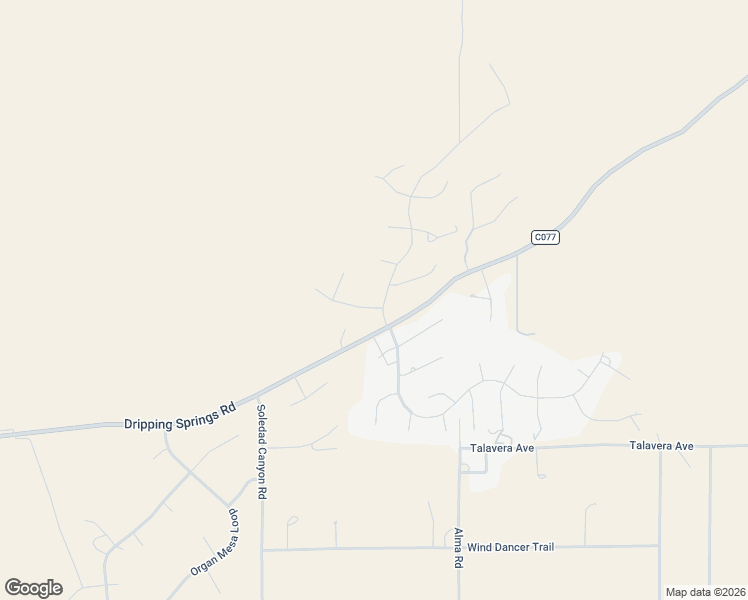 map of restaurants, bars, coffee shops, grocery stores, and more near 8565 Mescal Bean Court in Las Cruces