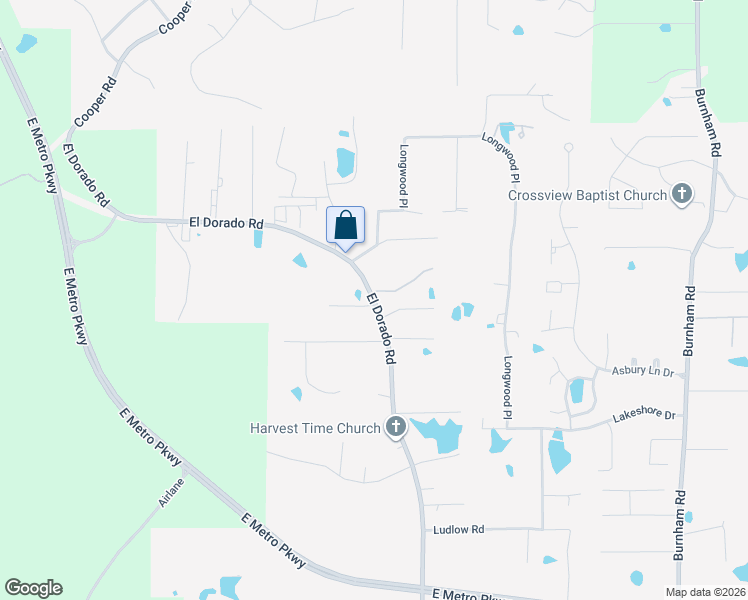 map of restaurants, bars, coffee shops, grocery stores, and more near 487-491 El Dorado Road in Pearl