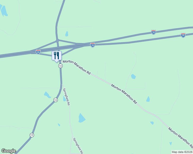 map of restaurants, bars, coffee shops, grocery stores, and more near 687 Morton-Marathon Road in Morton