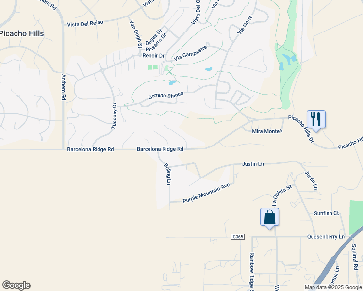 map of restaurants, bars, coffee shops, grocery stores, and more near Barcelona Ridge Road in Las Cruces