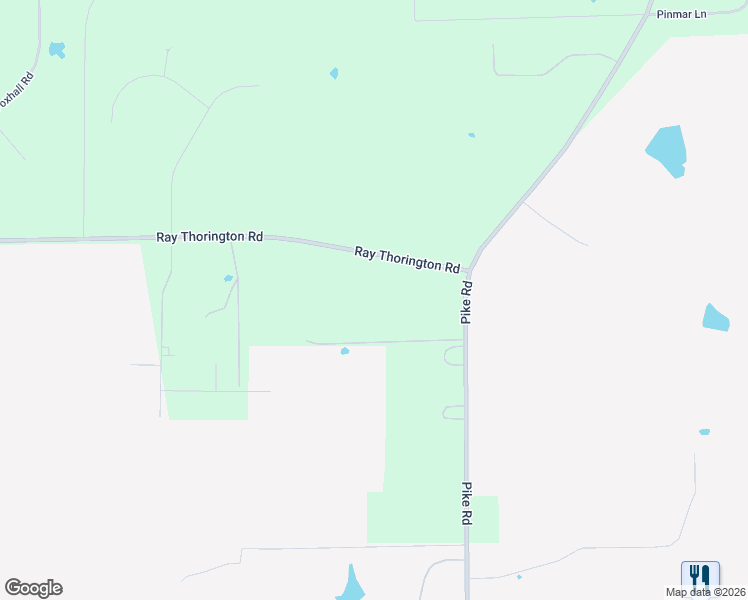 map of restaurants, bars, coffee shops, grocery stores, and more near 2200 Ray Thorington Road in Pike Road