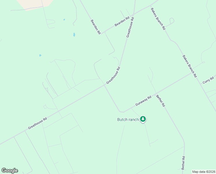 map of restaurants, bars, coffee shops, grocery stores, and more near 540 Dunaway Road in Waxahachie