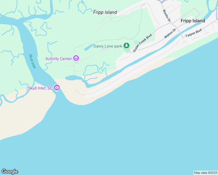 map of restaurants, bars, coffee shops, grocery stores, and more near 480 Tarpon Boulevard in Saint Helena Island