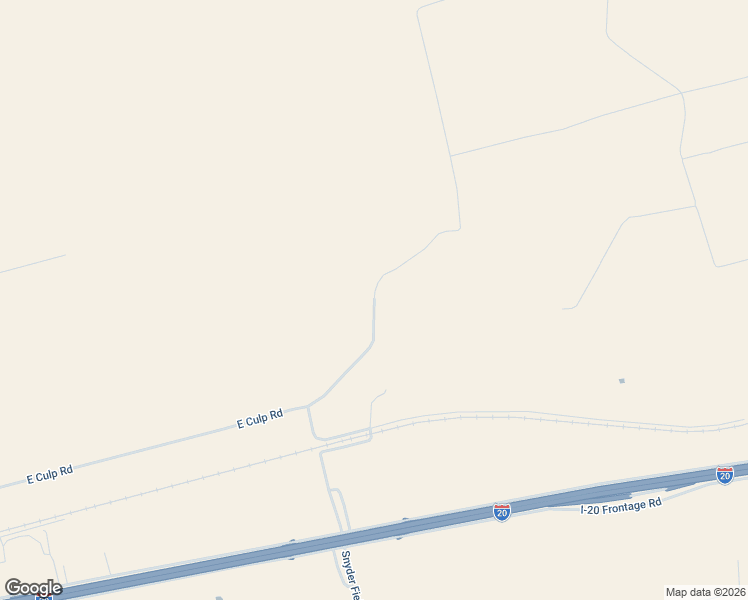 map of restaurants, bars, coffee shops, grocery stores, and more near North Snyder Field Road in Coahoma