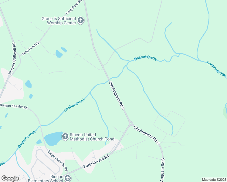 map of restaurants, bars, coffee shops, grocery stores, and more near 100 Drake Landing Drive in Rincon