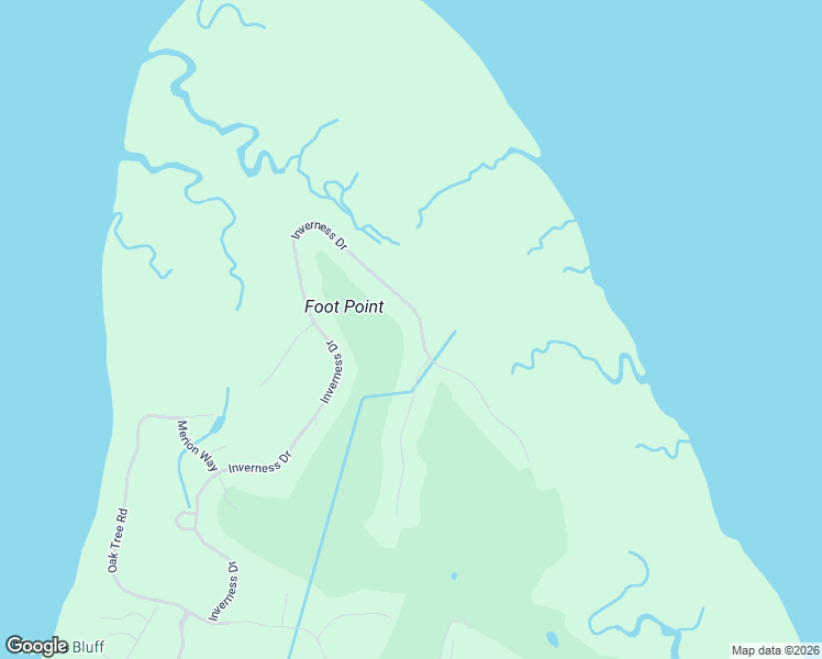 map of restaurants, bars, coffee shops, grocery stores, and more near 126 Inverness Drive in Bluffton