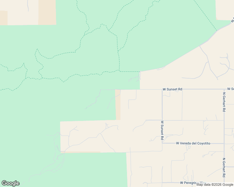 map of restaurants, bars, coffee shops, grocery stores, and more near 5579 North Park Ridge Place in Tucson