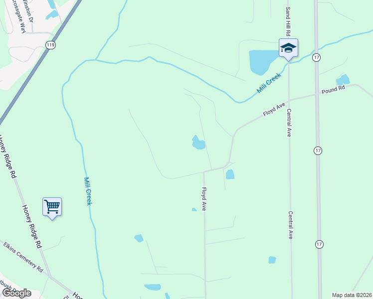 map of restaurants, bars, coffee shops, grocery stores, and more near 136 Watts Road in Guyton
