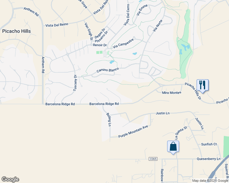 map of restaurants, bars, coffee shops, grocery stores, and more near 10050 San Marcos Court in Las Cruces