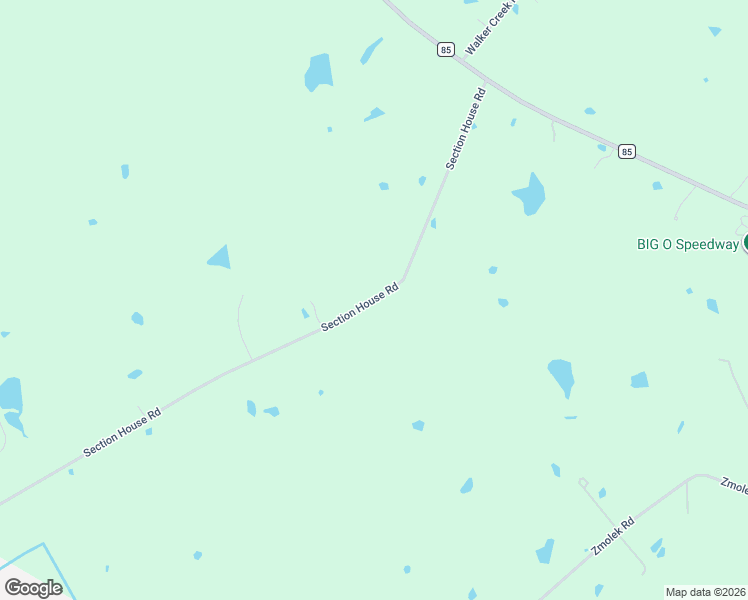 map of restaurants, bars, coffee shops, grocery stores, and more near 1037 Section House Road in Ennis