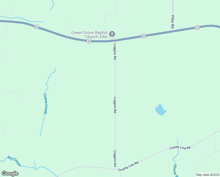 map of restaurants, bars, coffee shops, grocery stores, and more near 139 Loggins Road in Hawkinsville