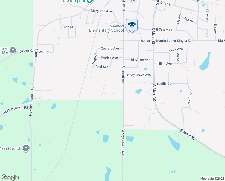 map of restaurants, bars, coffee shops, grocery stores, and more near 106-198 Indian Creek Drive in Newton
