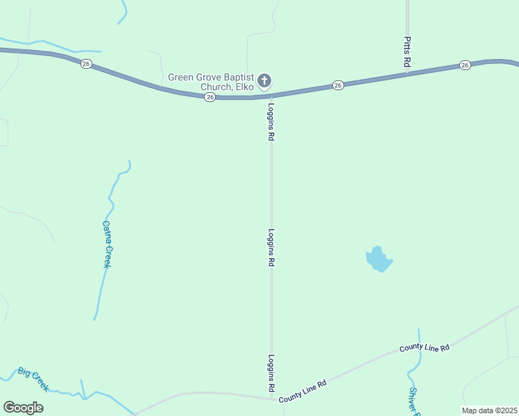 map of restaurants, bars, coffee shops, grocery stores, and more near 139 Loggins Road in Hawkinsville