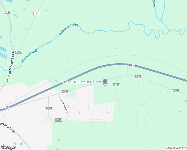 map of restaurants, bars, coffee shops, grocery stores, and more near 15810 Texas 31 in Brownsboro