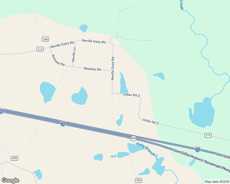 map of restaurants, bars, coffee shops, grocery stores, and more near 23 Jodan Road South in Register