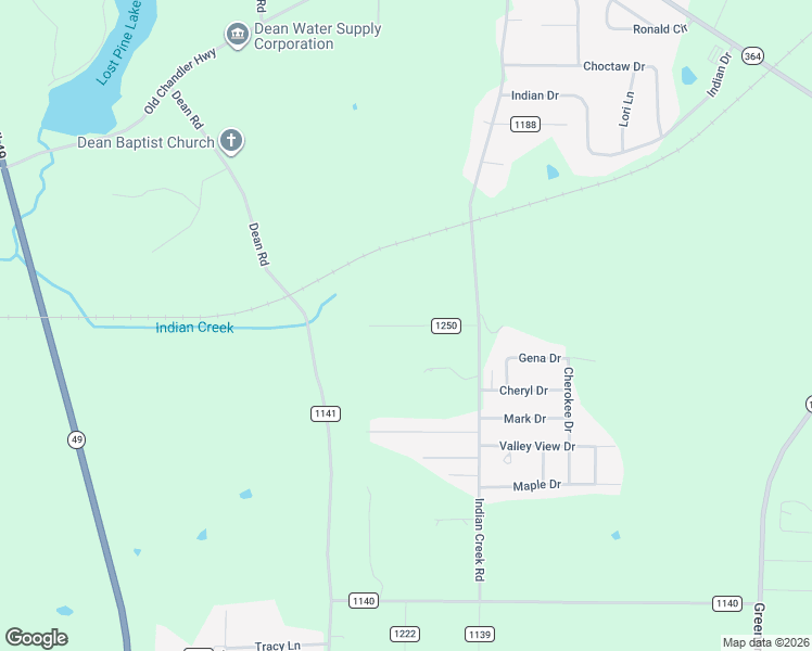 map of restaurants, bars, coffee shops, grocery stores, and more near 14019-14063 Commanche Trail in Tyler