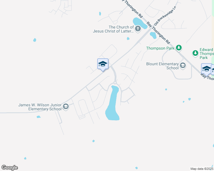 map of restaurants, bars, coffee shops, grocery stores, and more near Breckenridge Drive in Montgomery