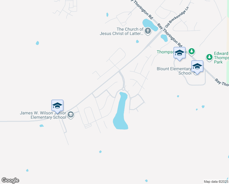 map of restaurants, bars, coffee shops, grocery stores, and more near Breckenridge Drive in Montgomery