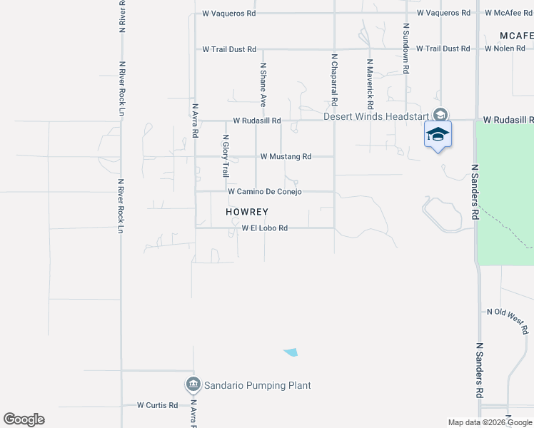 map of restaurants, bars, coffee shops, grocery stores, and more near 13130 West El Lobo Road in Tucson