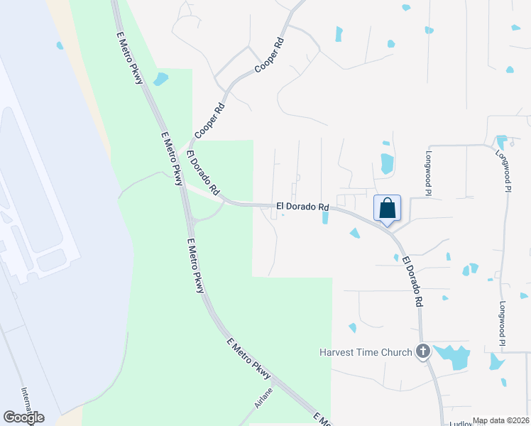map of restaurants, bars, coffee shops, grocery stores, and more near 1901 El Dorado Road in Pearl