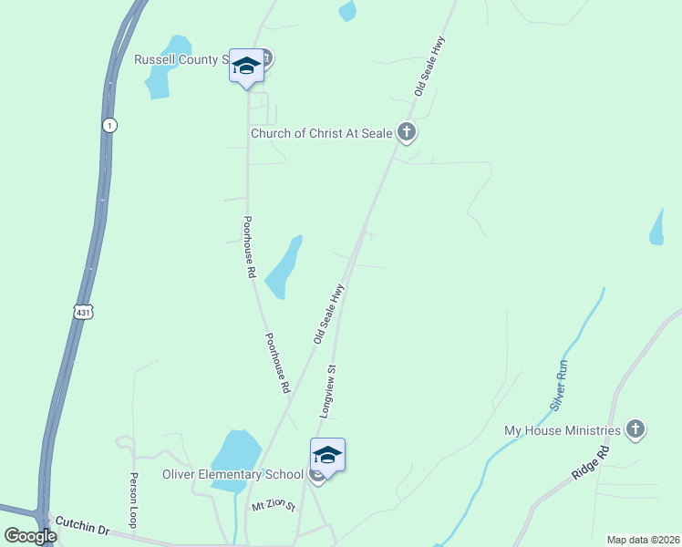 map of restaurants, bars, coffee shops, grocery stores, and more near 4882 Old Seale Highway in Seale