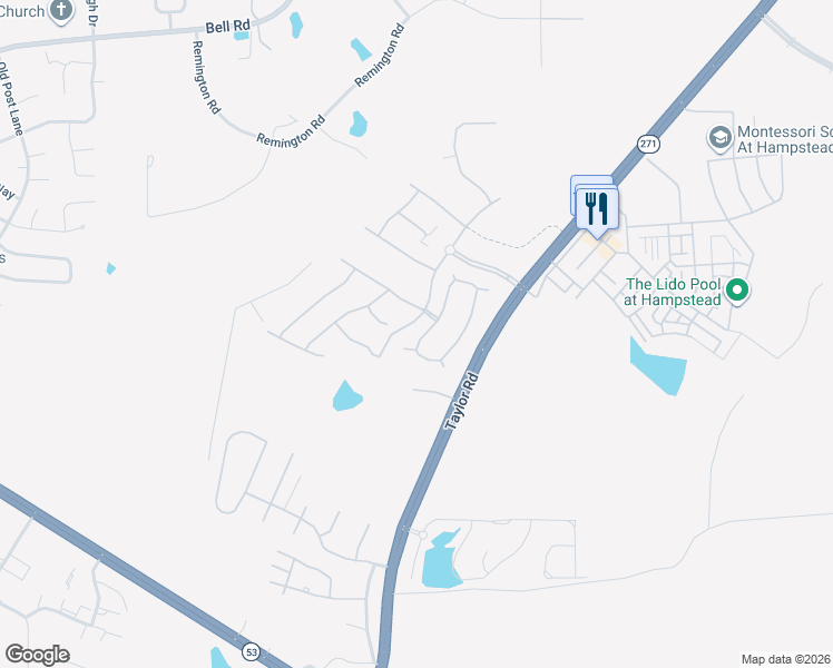 map of restaurants, bars, coffee shops, grocery stores, and more near 5312 Sienna Circle in Montgomery