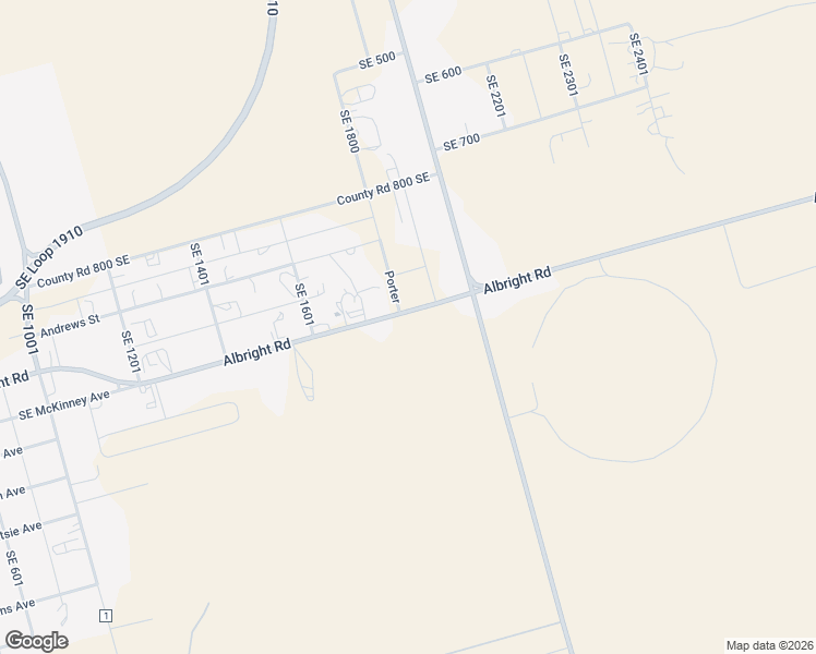 map of restaurants, bars, coffee shops, grocery stores, and more near 1800 Albright Road in Andrews