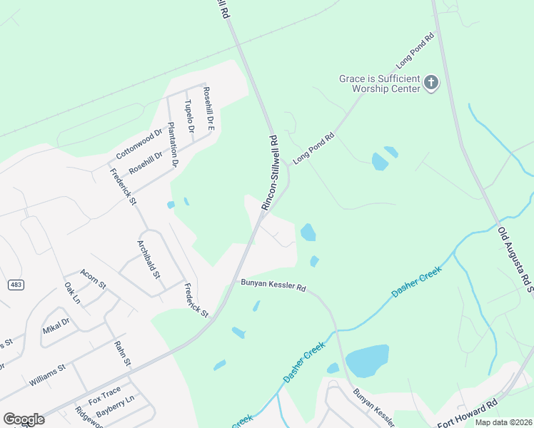 map of restaurants, bars, coffee shops, grocery stores, and more near 125 Long Pond Road in Rincon