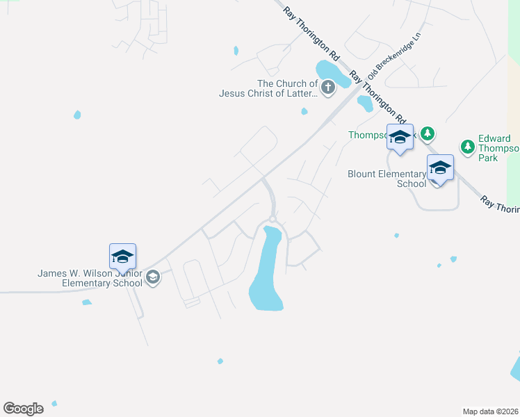 map of restaurants, bars, coffee shops, grocery stores, and more near Breckenridge Drive in Montgomery