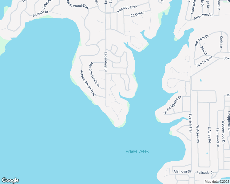 map of restaurants, bars, coffee shops, grocery stores, and more near 124 Robin Hood Way in Gun Barrel City