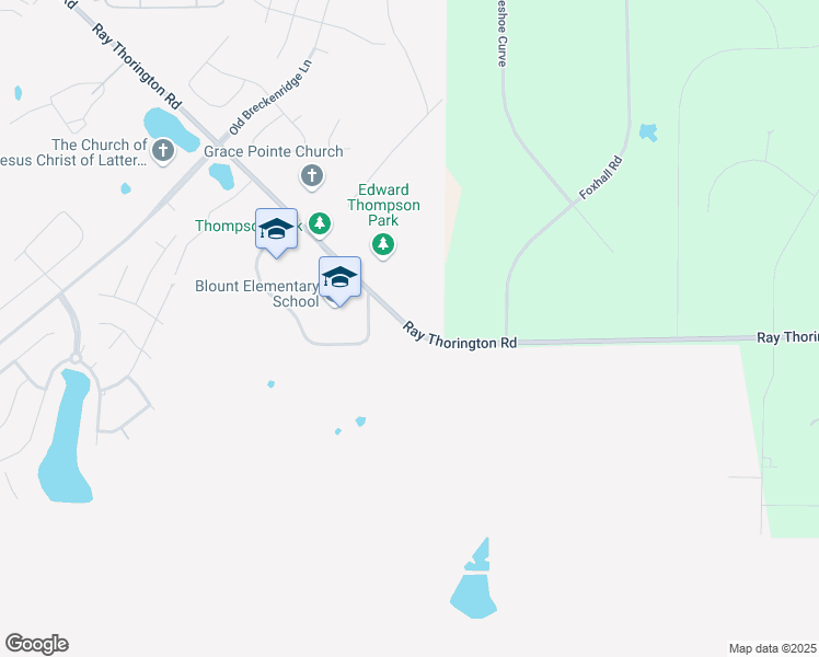 map of restaurants, bars, coffee shops, grocery stores, and more near 1610 Ray Thorington Road in Pike Road