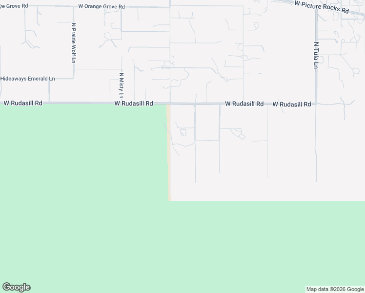 map of restaurants, bars, coffee shops, grocery stores, and more near 5825 North Tarantula Trail in Tucson
